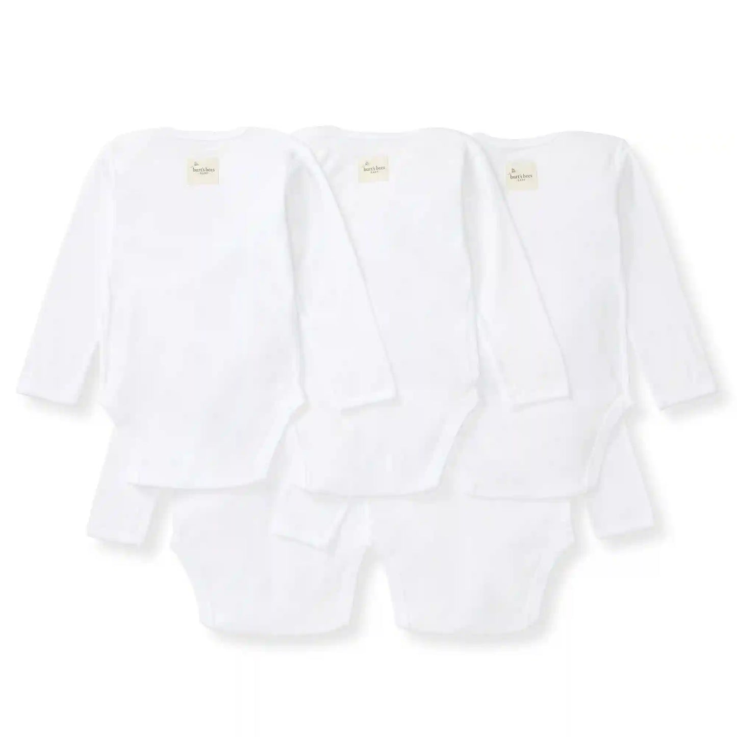 Bee Essentials Organic Long Sleeve Baby Bodysuit 5 Pack