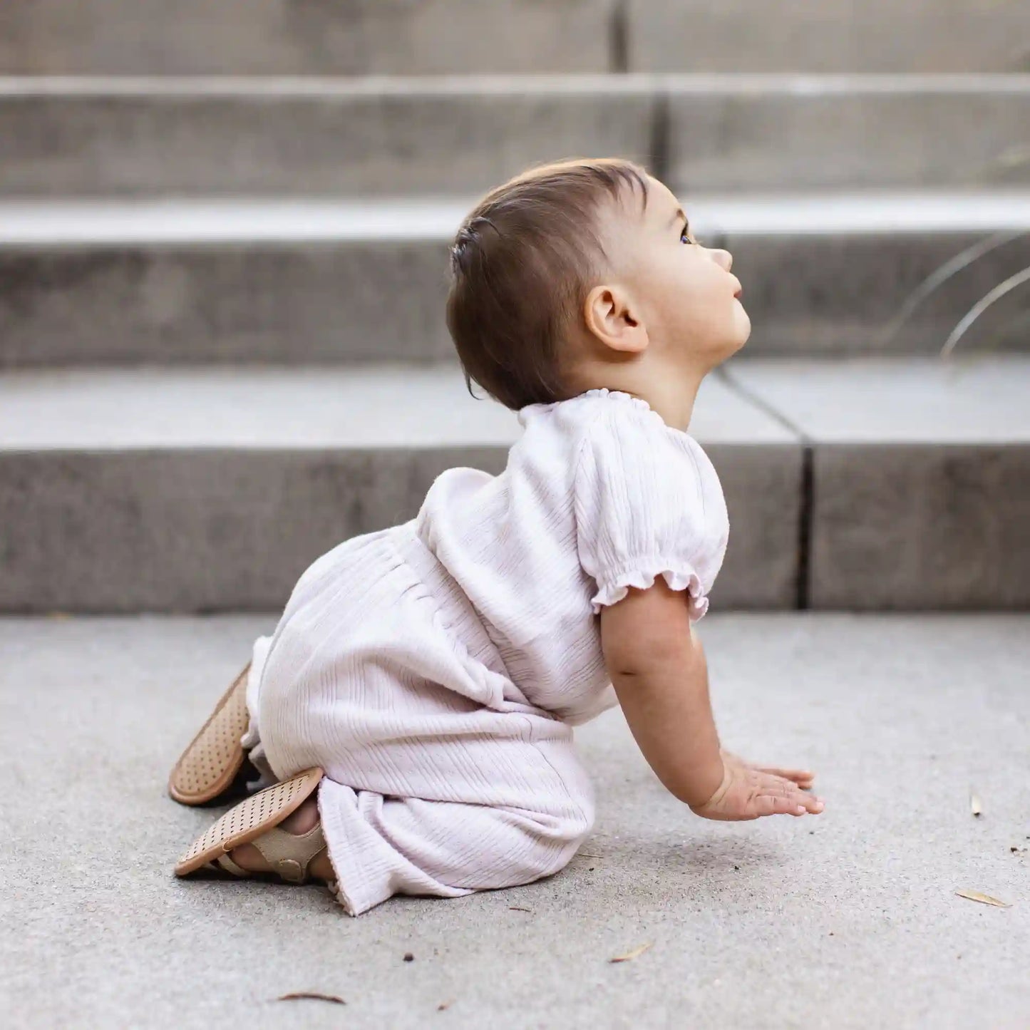 Pointelle Organic Girl Jumpsuit