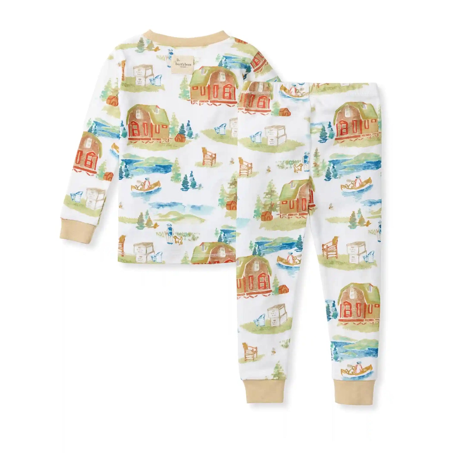 Burt & His Coop Organic Cotton Two-Piece Pajamas