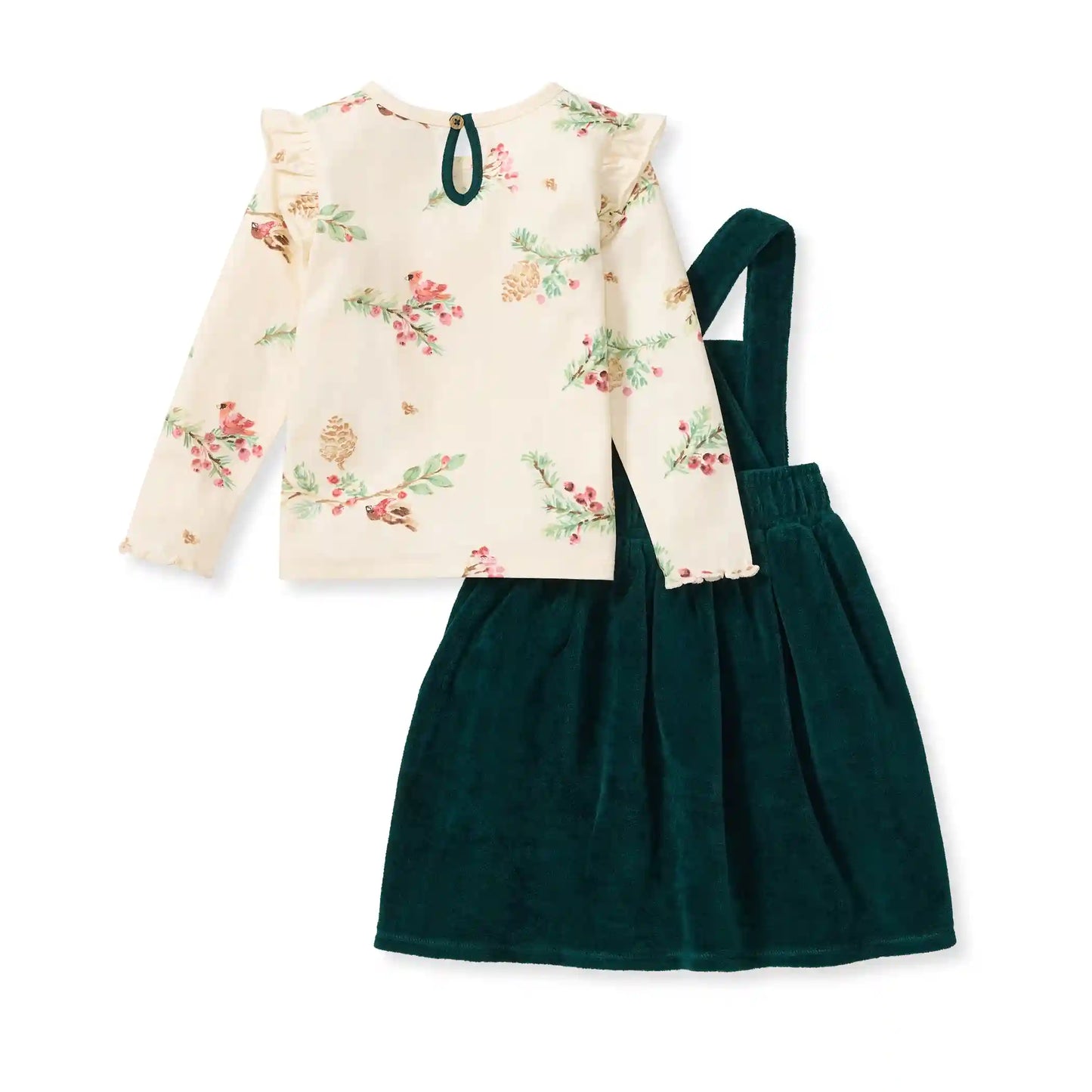 Winter Birds Dress Set