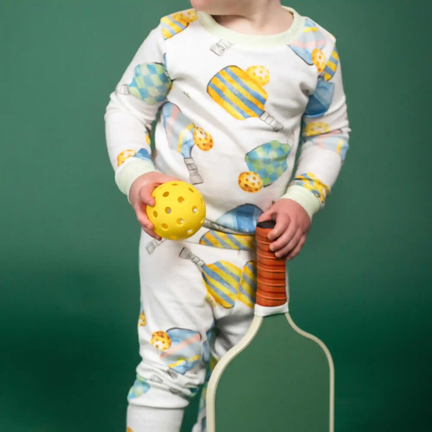 Pickleball Organic Cotton Two-Piece Pajamas