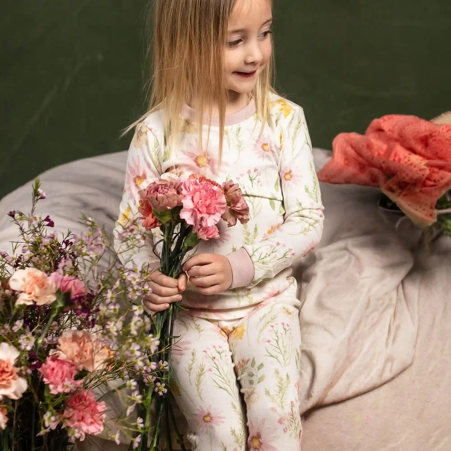 Wild Floral Organic Cotton Sleep & Play