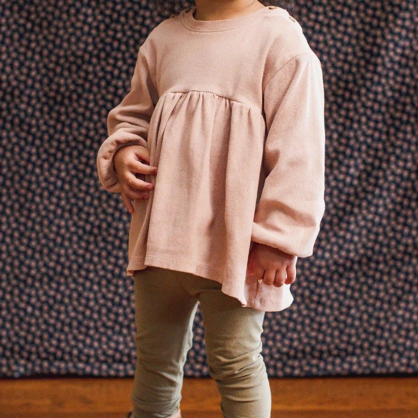 Autumn Rose Organic Girl Leggings 2 Pack