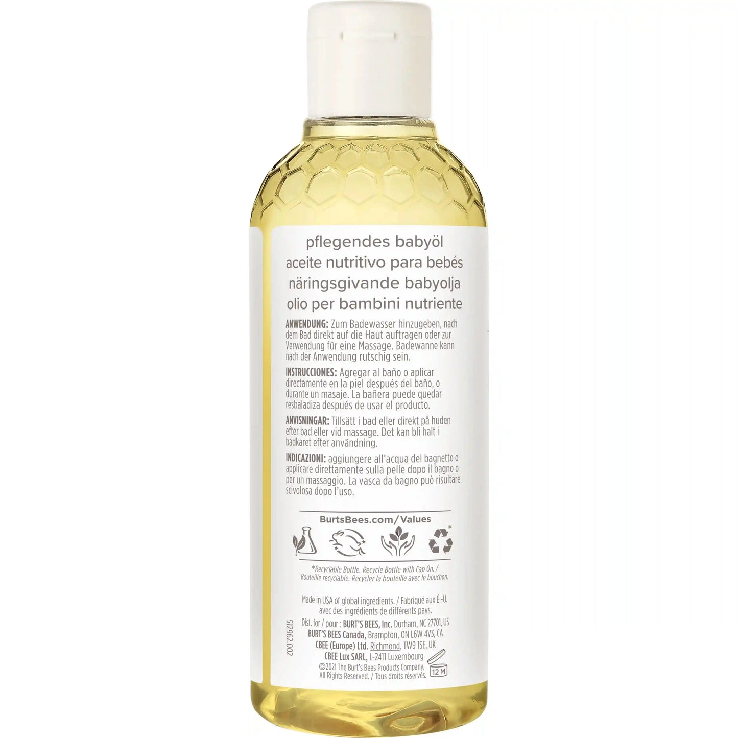 Burt's Bees Baby Bee Nourishing Baby Oil