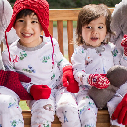 Ski Slopes Family Matching Organic Cotton Sleep & Play
