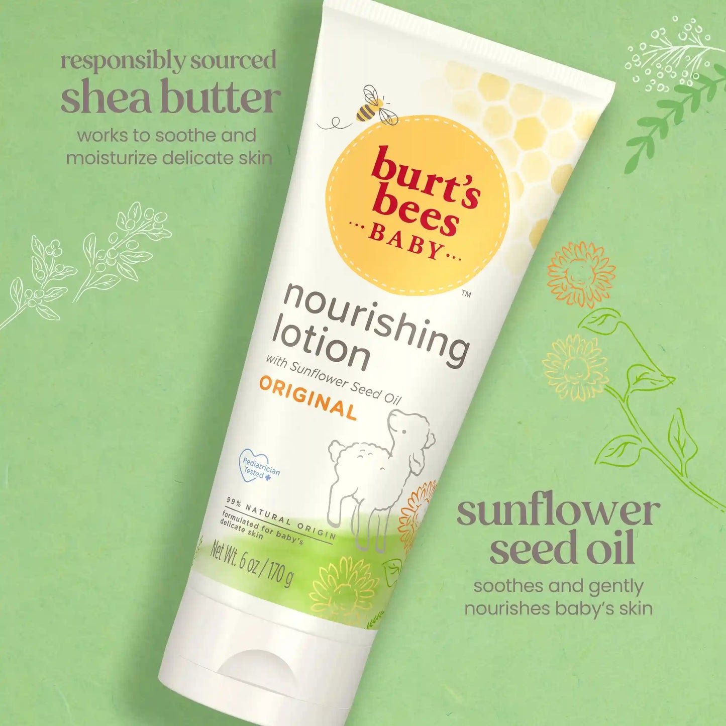 Burt's Bees Baby Nourishing Lotion - Original