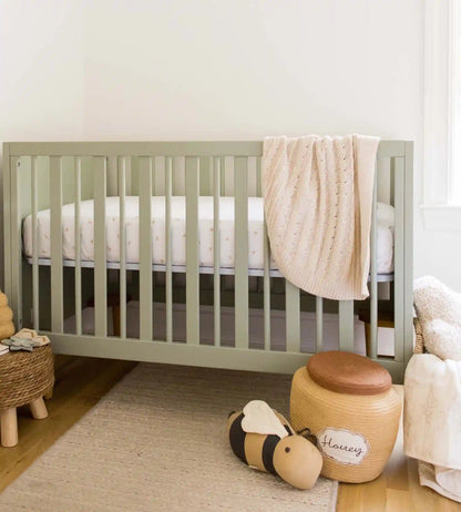 Golden Bee Organic Cotton BEESNUG® Fitted Crib Sheet - Hummus