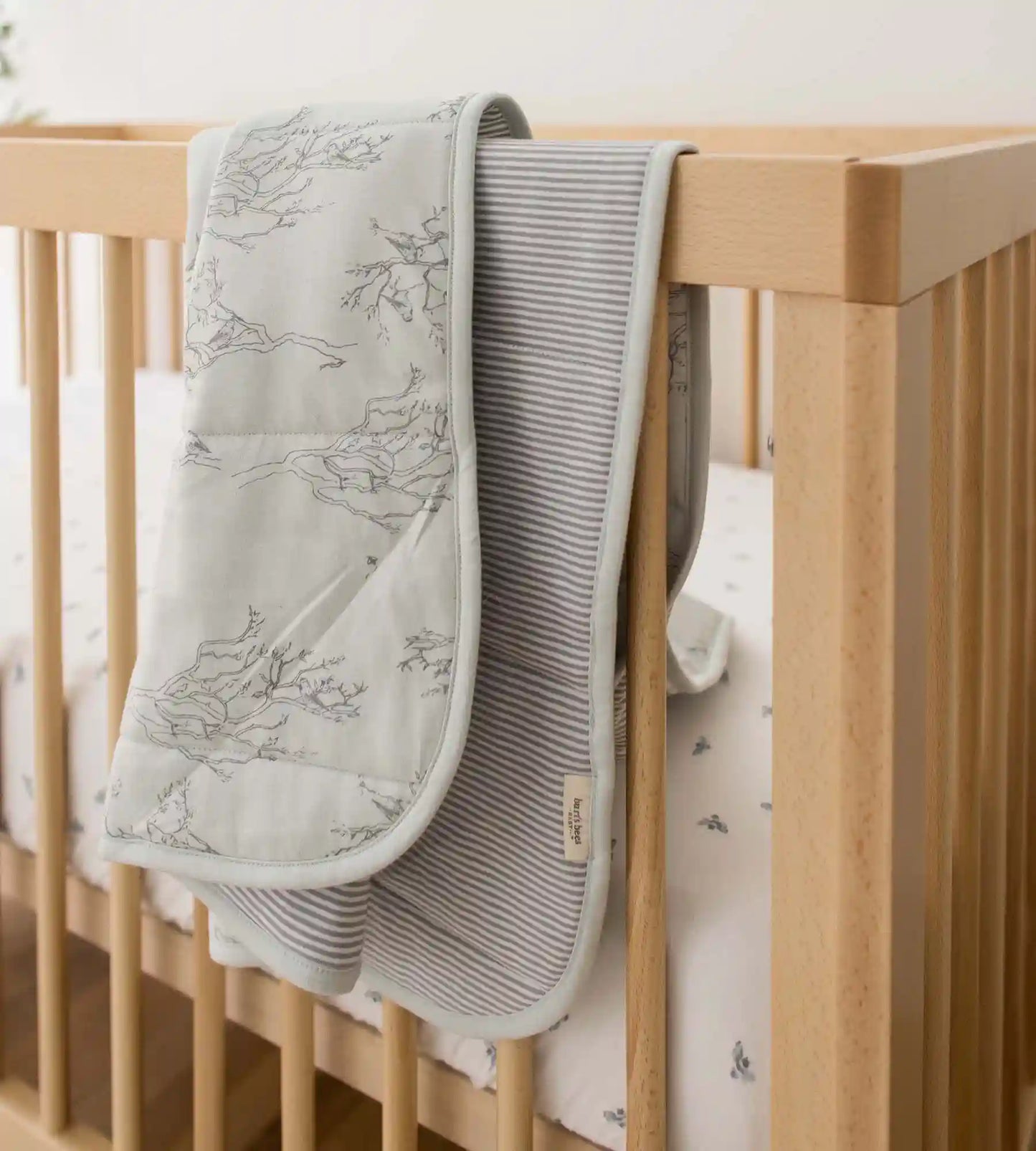 Golden Bee Organic Cotton BEESNUG® Fitted Crib Sheet - Quarry