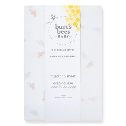 Golden Bee Organic Cotton BEESNUG® Fitted Crib Sheet - Ranunculus