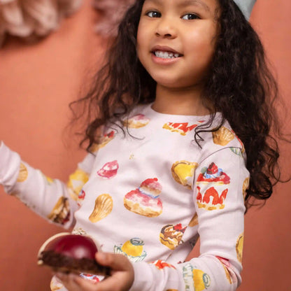 The Pastry Shop Organic Cotton Two-Piece Pajamas