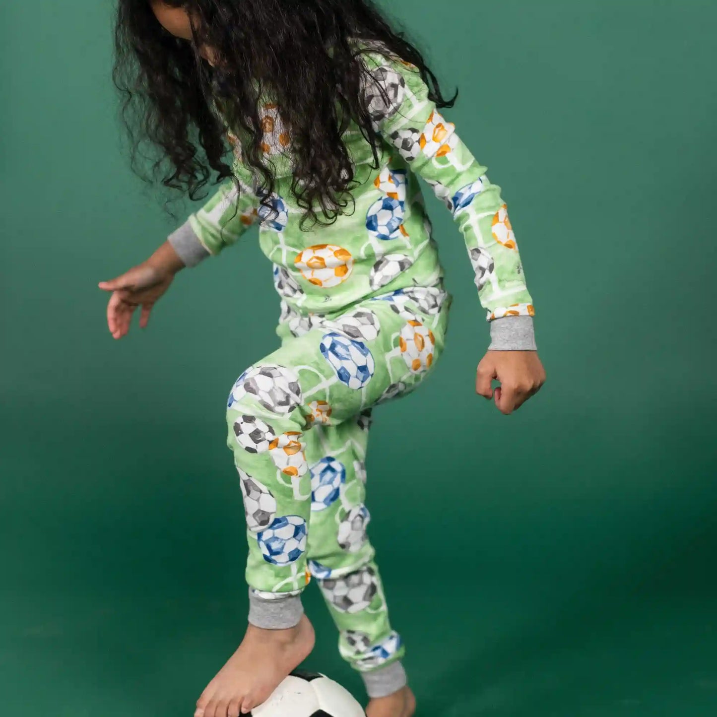 Soccer Field Organic Cotton Sleeper