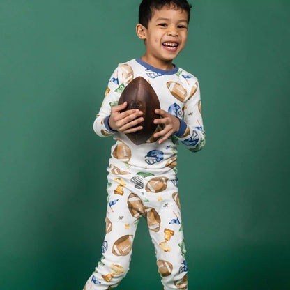 Field Goal Organic Cotton Two-Piece Pajamas