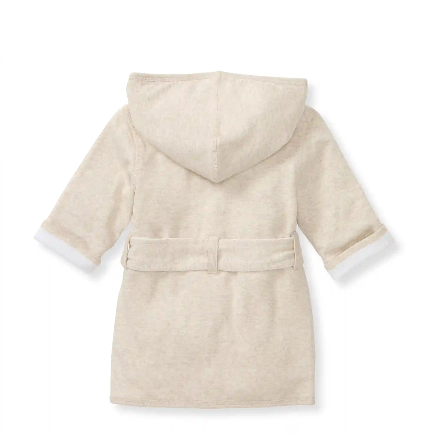 Organic Cotton Knit Terry Hooded Robe