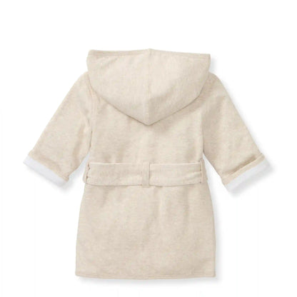 Organic Cotton Knit Terry Hooded Robe