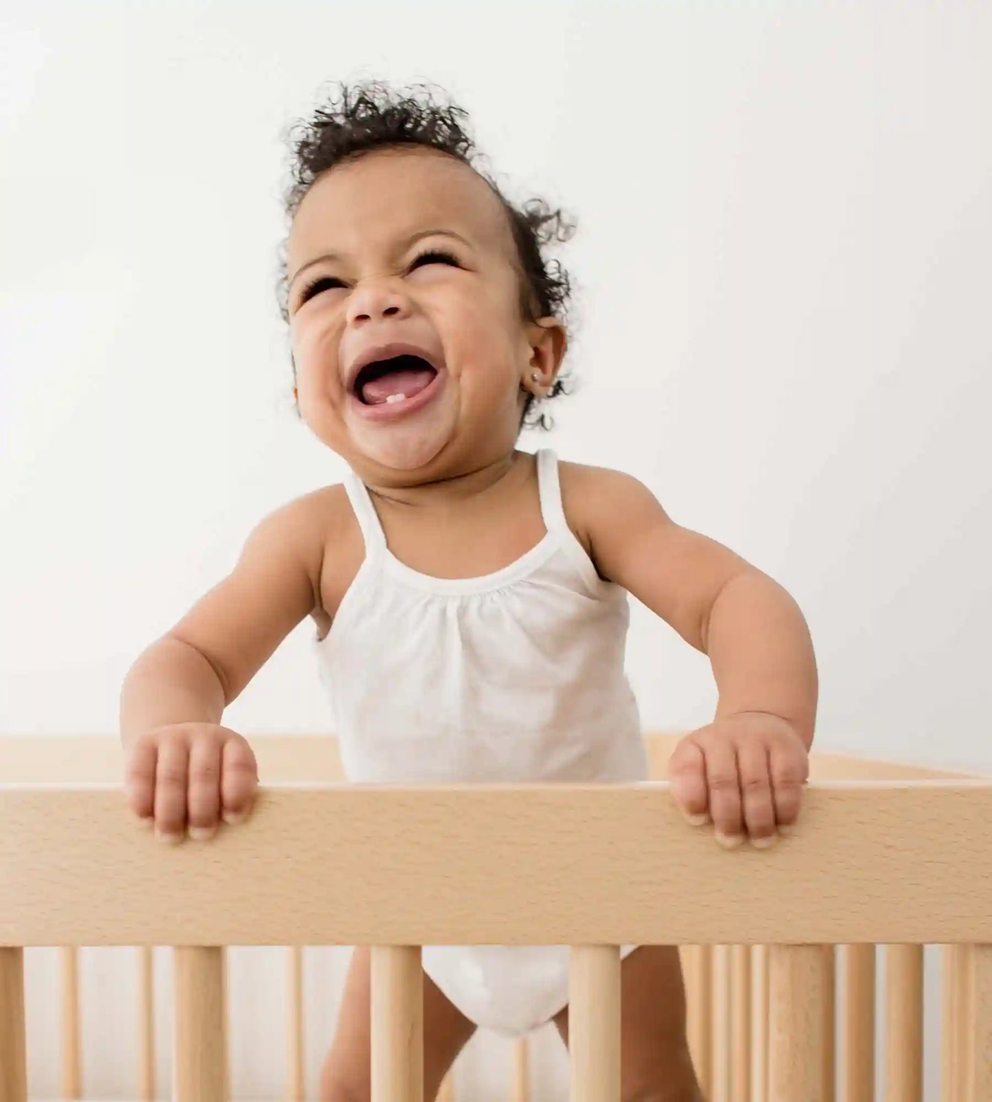 Solid Organic Cotton Baby Camisole Bodysuits 3 Pack