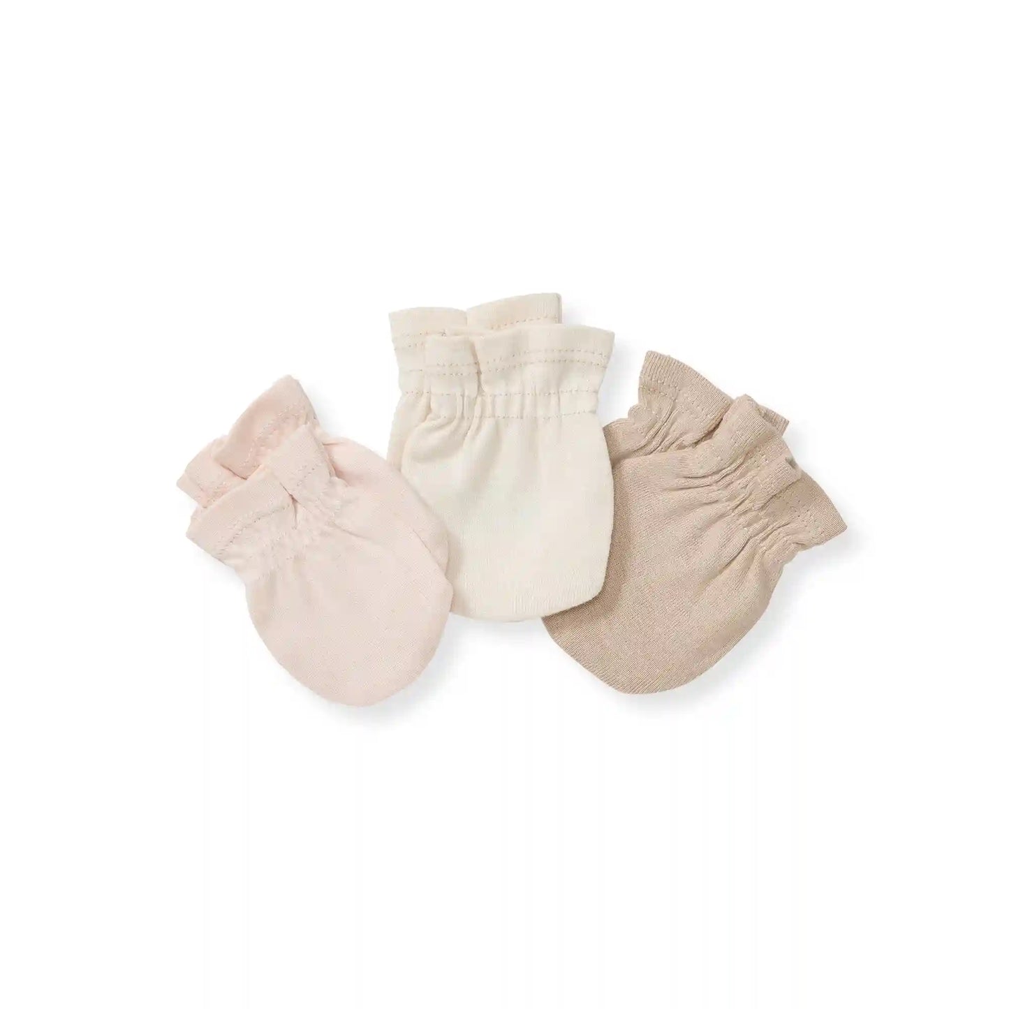 Organic Cotton Baby Mittens 3 Pack - Ranunculus