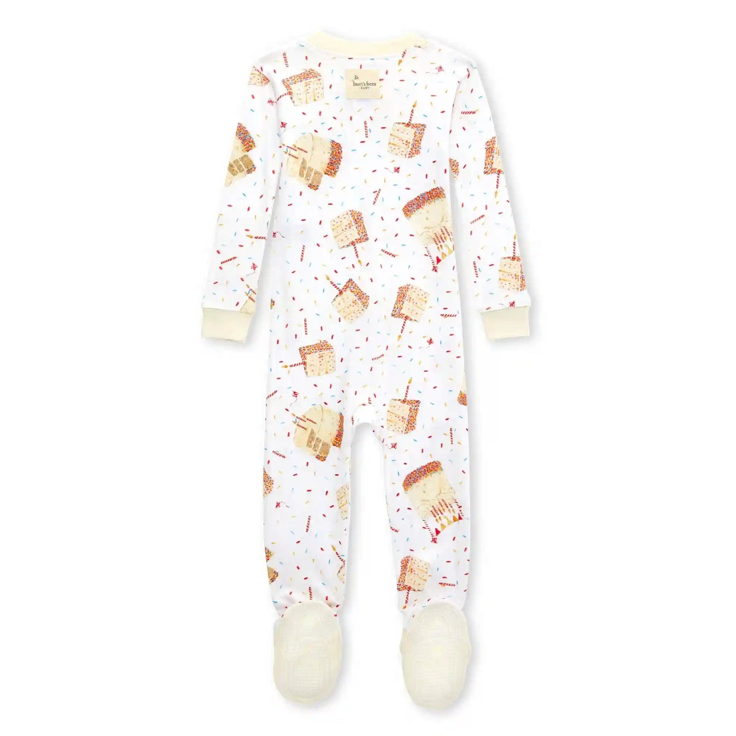 Birthday Cake Organic Cotton One-Piece Sleeper