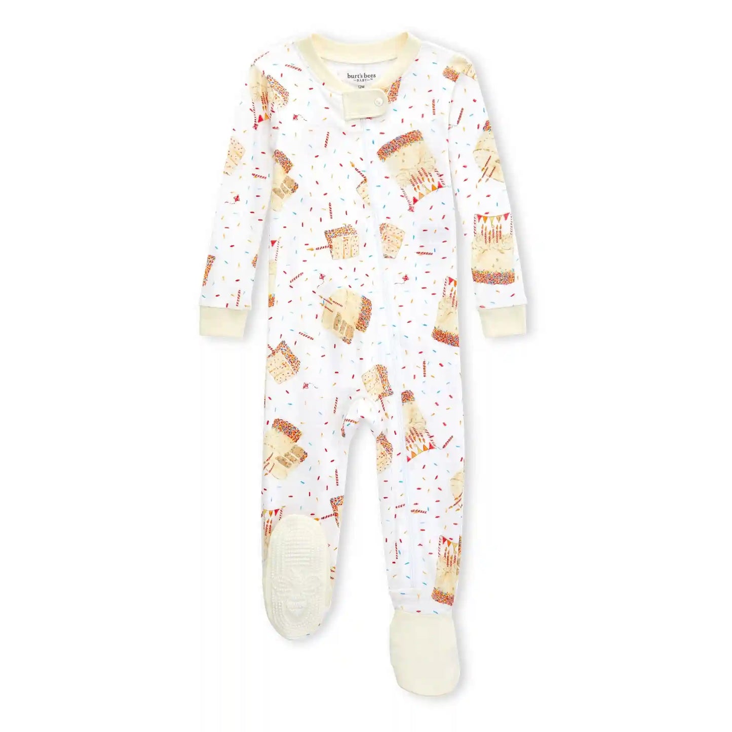 Birthday Cake Organic Cotton One-Piece Sleeper