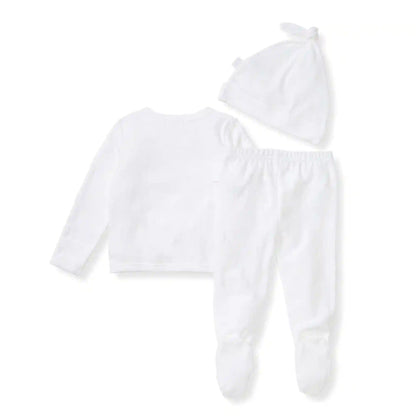 Organic Raised Terry Bee Take Me Home 3 Piece Set - Cloud