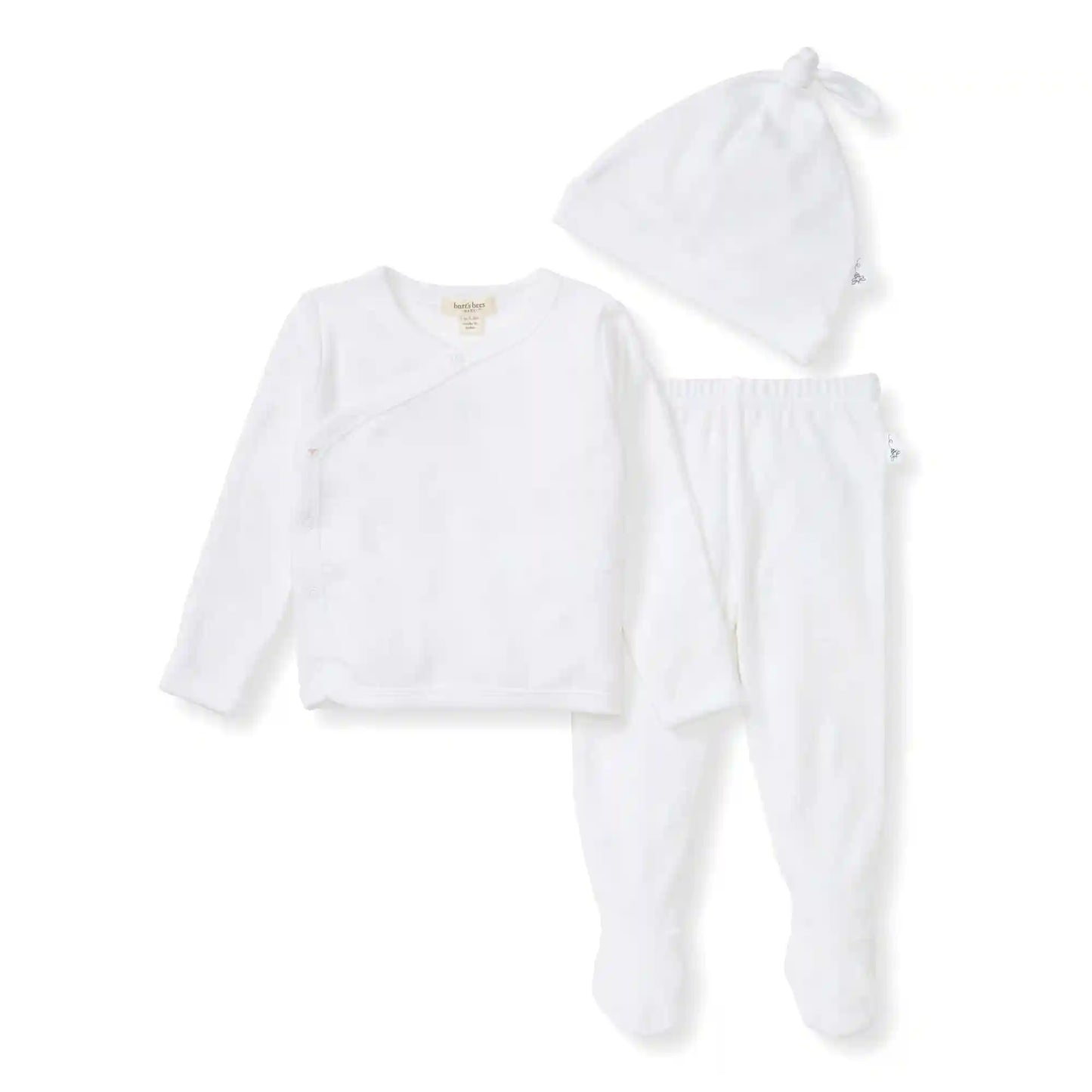 Organic Raised Terry Bee Take Me Home 3 Piece Set - Cloud