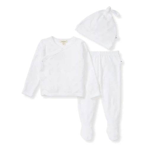 Organic Raised Terry Bee Take Me Home 3 Piece Set - Cloud