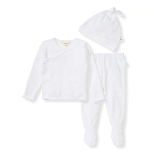 Organic Raised Terry Bee Take Me Home 3 Piece Set - Cloud