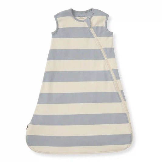 Rugby Stripe Organic Lightweight Beekeeper™ Wearable Baby Blanket - Quarry
