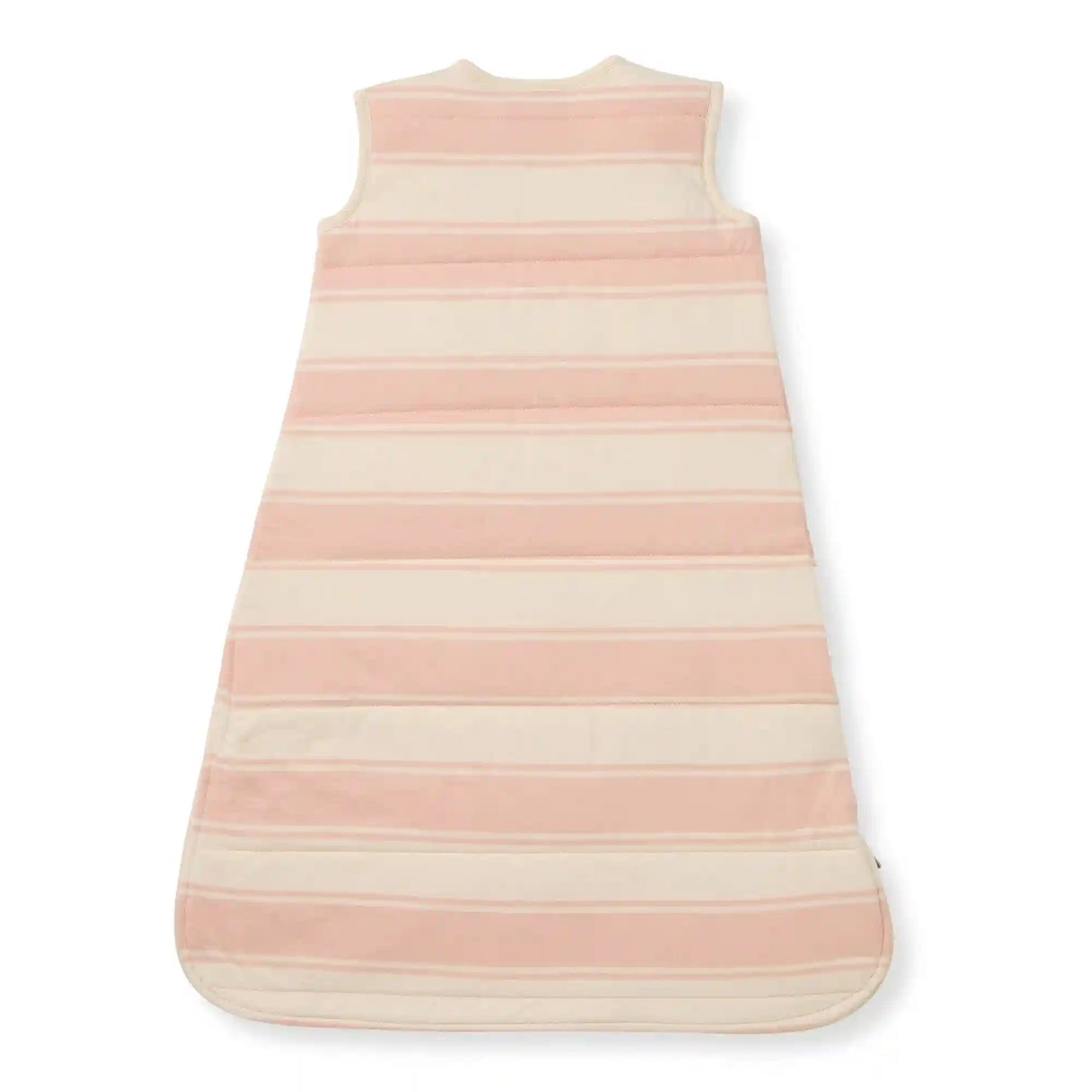 Rugby Stripe Organic Warmer Beekeeper™ Wearable Baby Blanket - Pink Sand