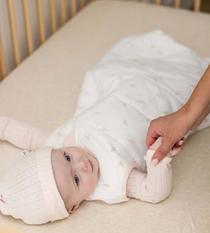 Golden Bee Organic Warmer Beekeeper™ Wearable Baby Blanket - Ranunculus