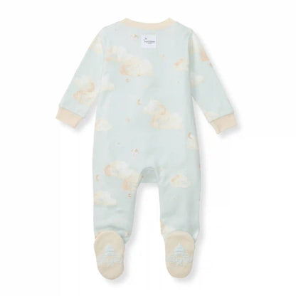 Good Night Sky Organic Cotton Sleep & Play - Ice Flow