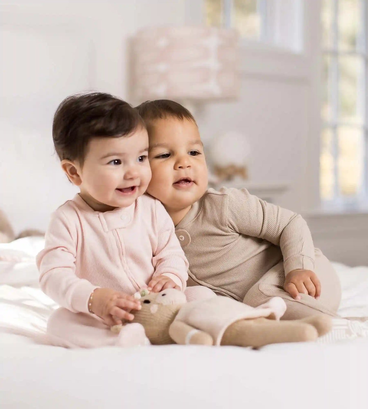 Solid Rib Organic Cotton Sleep & Play - Hummus