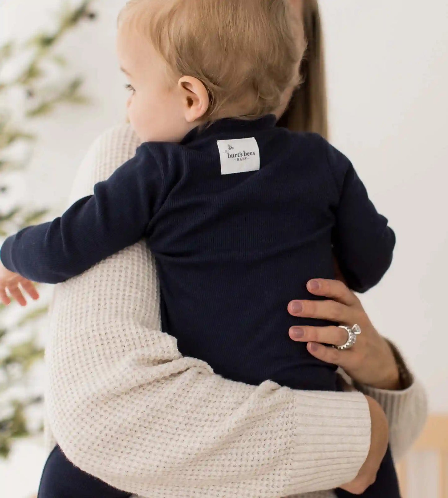 Solid Rib Organic Cotton Sleeper - Midnight