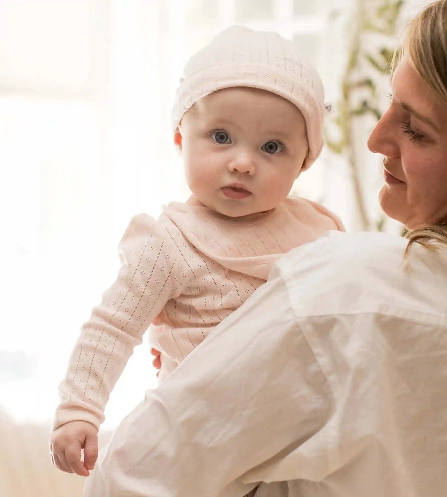 Organic Cotton Jumpsuit, Bib & Hat 3 Piece Set - Ranunculus
