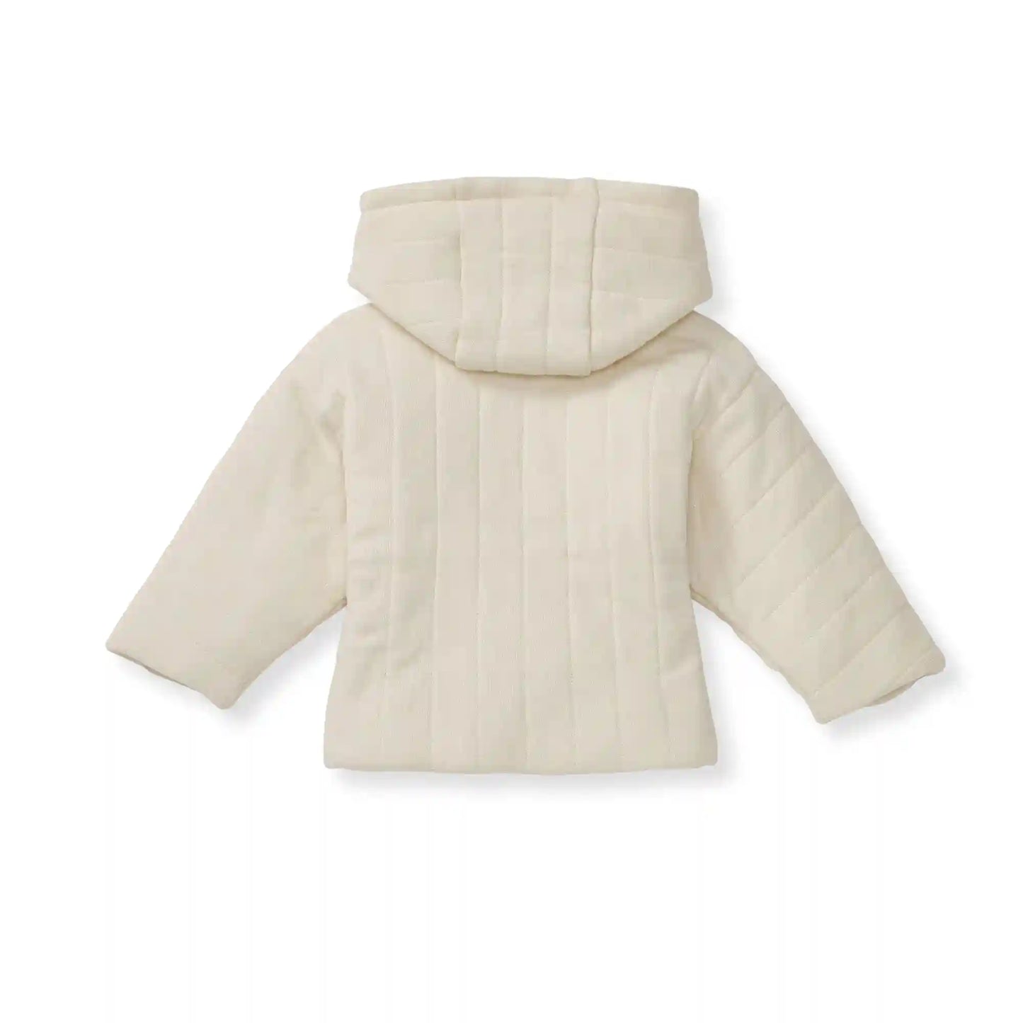 Organic Cotton Quilted Jacket - Oat