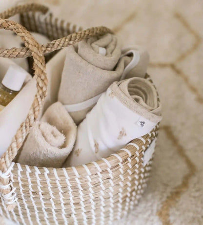 Golden Bee Organic Cotton Knit Terry Washcloths 3 Pack