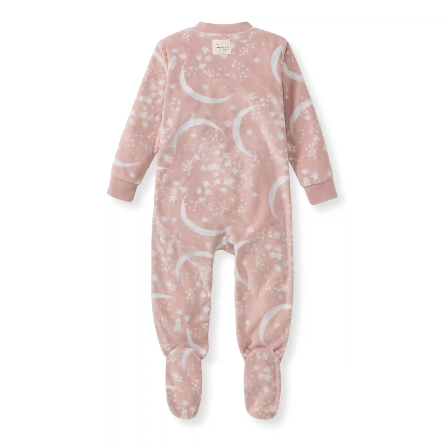 Celestial Moon polarbee™ Repreve® Microfleece Pajamas - Organic Rose