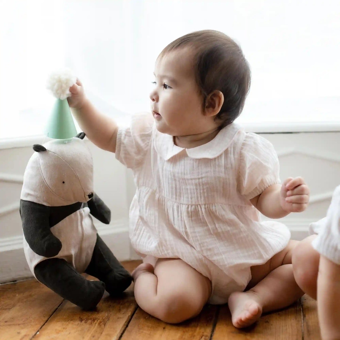 Baby Girl Classic Gauze Bubble Romper