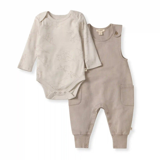 Origami Dinos Baby Boy Bodysuit & Jumpsuit Set