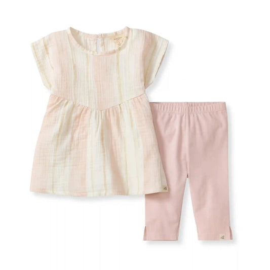 Pacific Stripe Tunic & Capri Set