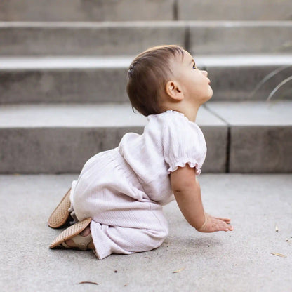 Pointelle Organic Girl Jumpsuit