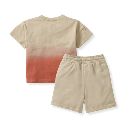 Dip Dye Boy Pocket Tee & Shorts Set