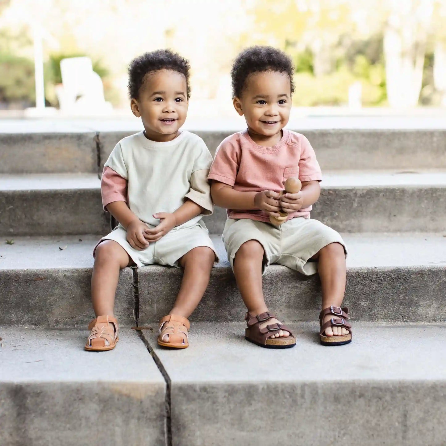 Color Blocked Boy Tee & Shorts Set