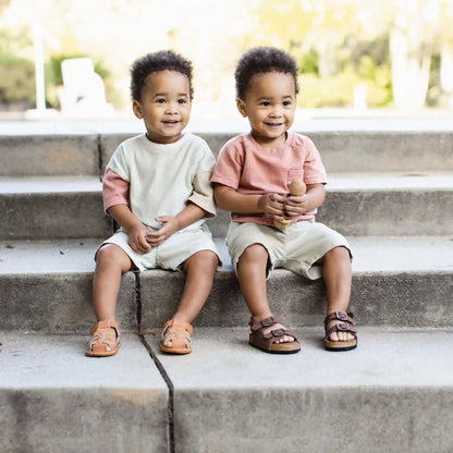 Color Blocked Boy Tee & Shorts Set