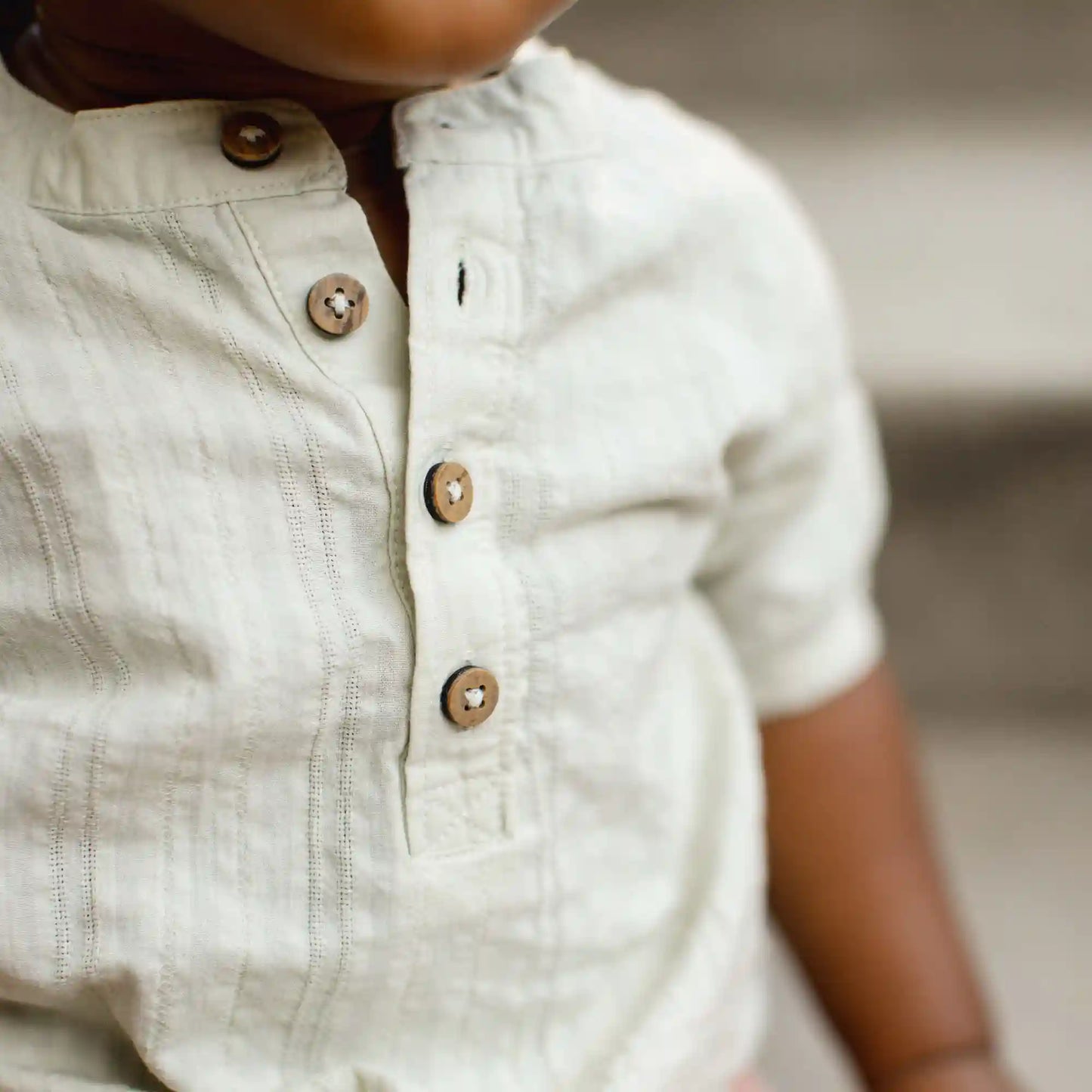 Seersucker Boy Shirt & Shorts Set