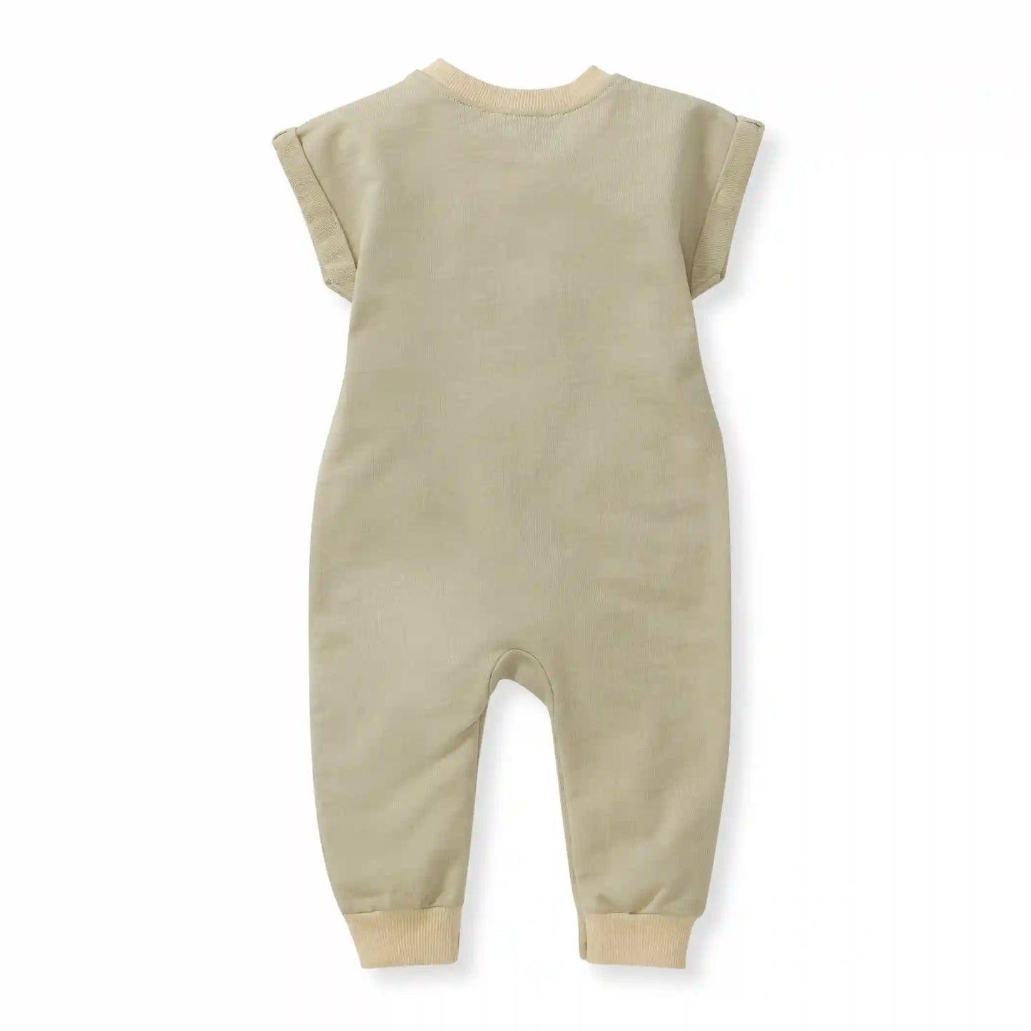 Vintage Wash Baby Boy Pocket Jumpsuit