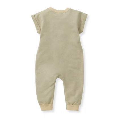 Vintage Wash Baby Boy Pocket Jumpsuit