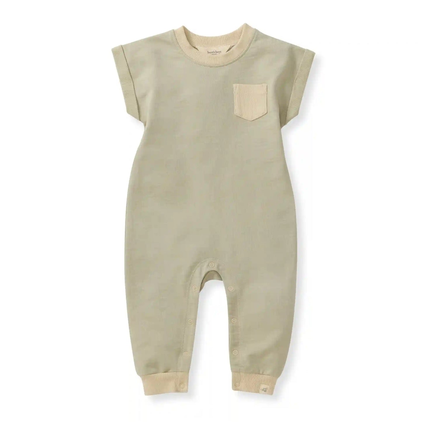 Vintage Wash Baby Boy Pocket Jumpsuit
