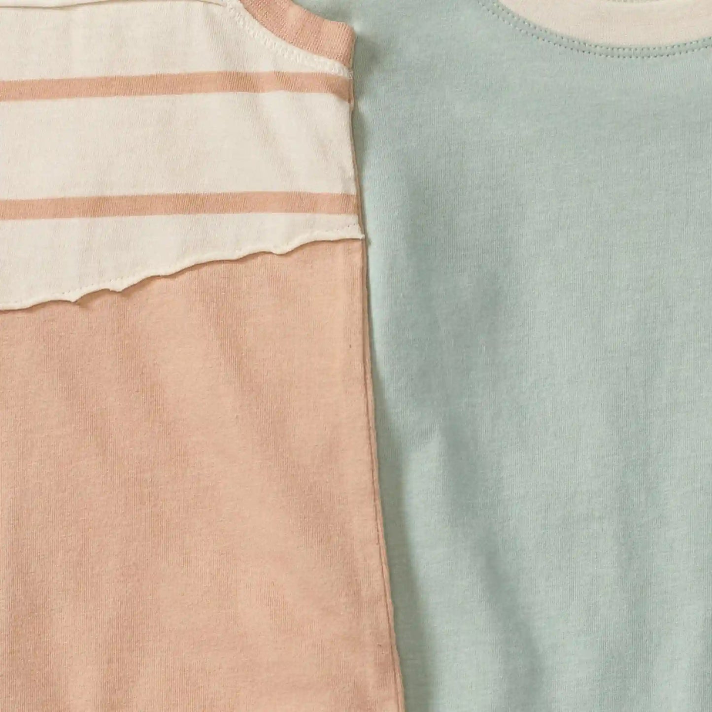 Basic Stripe Baby Boy Romper Set 2-Pack - Sweet Maple