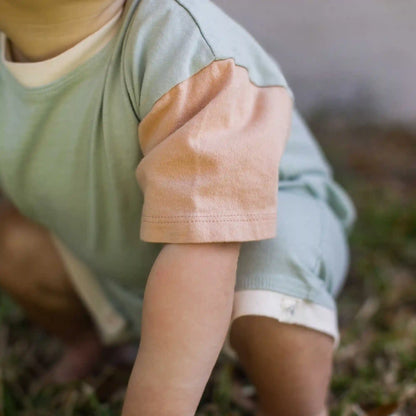 Basic Stripe Baby Boy Romper Set 2-Pack - Sweet Maple