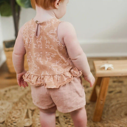 Croatian Tile Tank & Shorts Set
